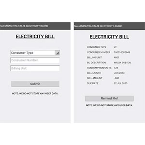 electricity bill